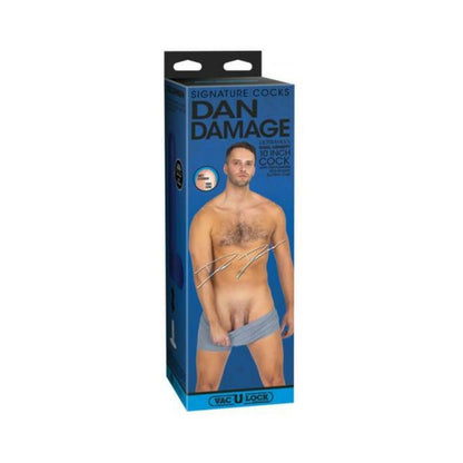 Signature Cocks Dan Damage 10 In. Ultraskyn Vac-u-lock Dildo