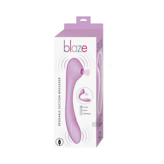 Blaze Bendable Suction Massager Lavender