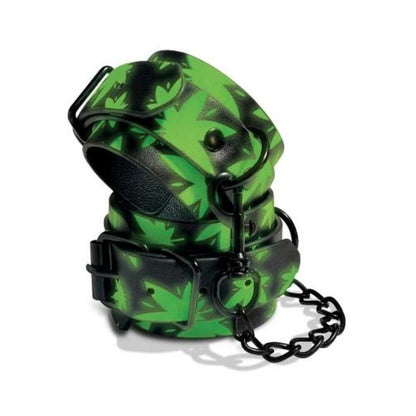 Stoner Vibes Chronic Collection Glow In The Dark Wrist Cuffs