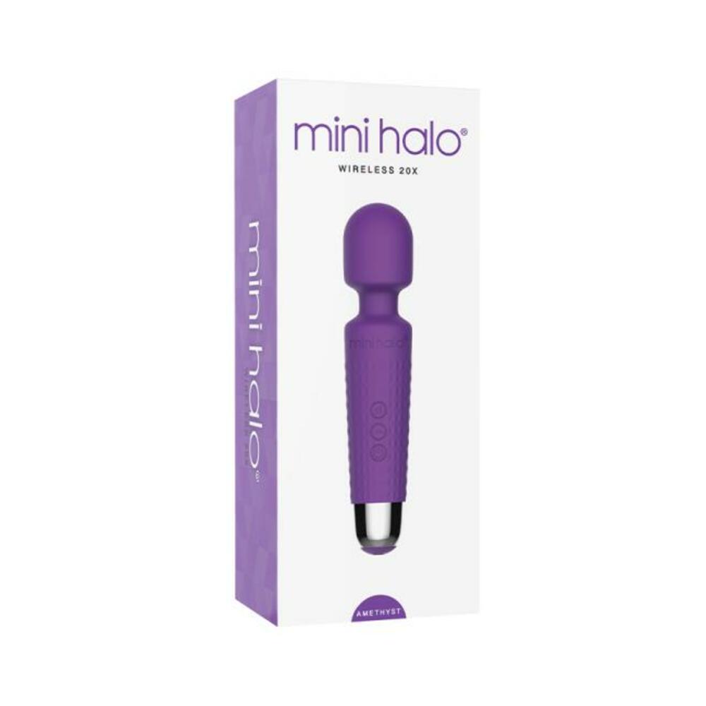 Mini Halo Wireless Wand 20x Silicone Amethyst