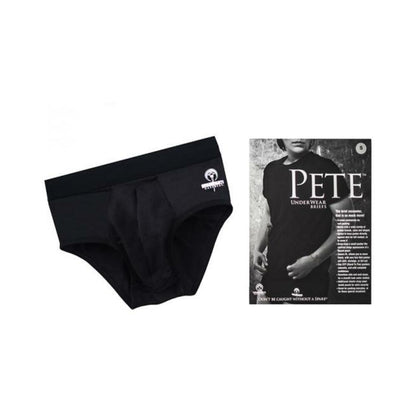 Spareparts Pete Briefs Nylon Packing Underwear Black Size 2xl