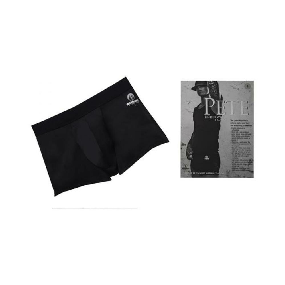 Spareparts Pete Trunks Nylon Packing Underwear Black Size S