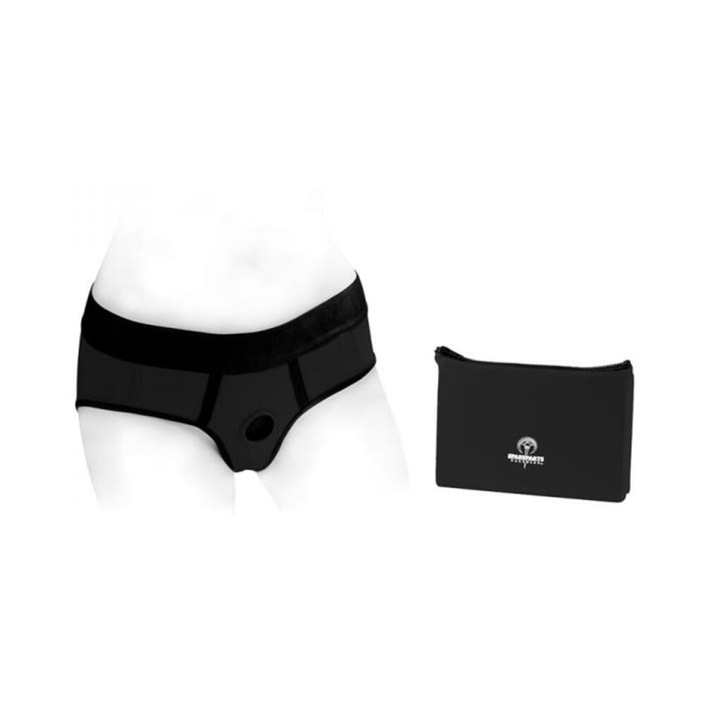 Spareparts Tomboi Nylon Briefs Harness Black Size 4xl