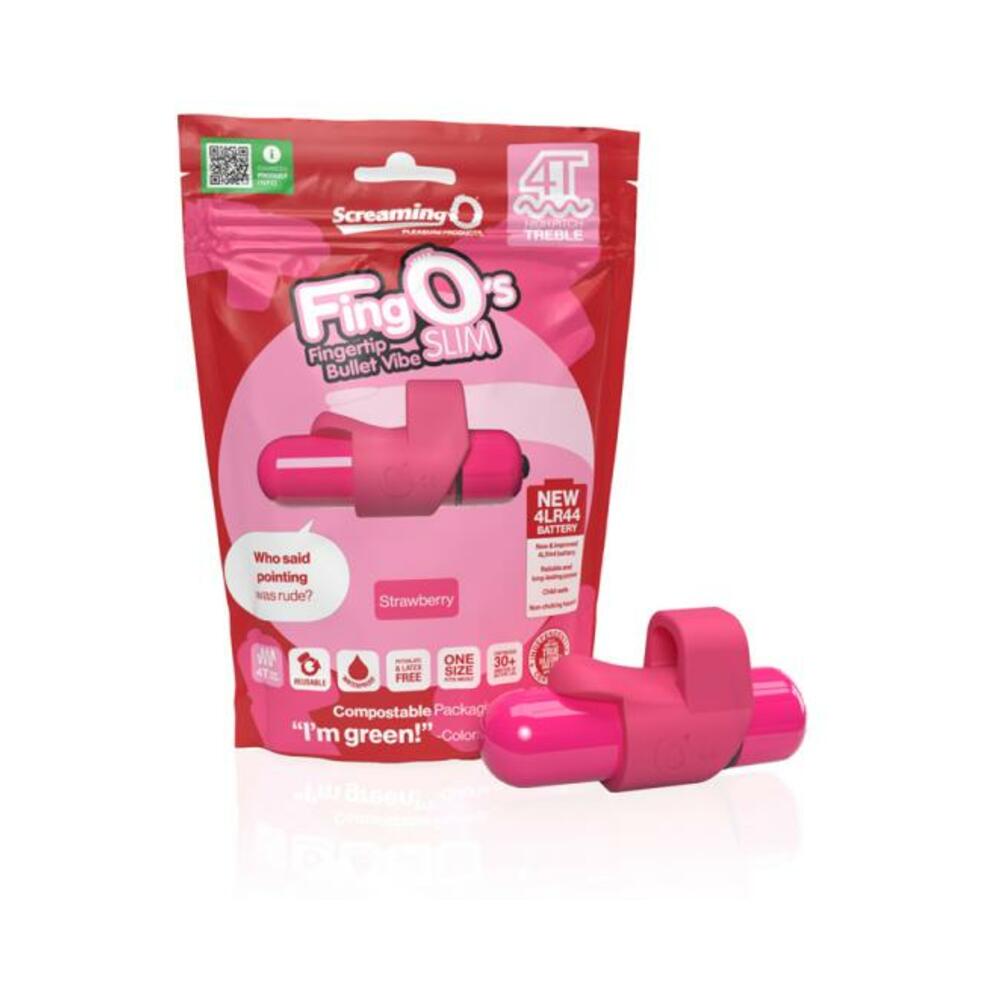 Screaming O 4t Fingo Slim Strawberry