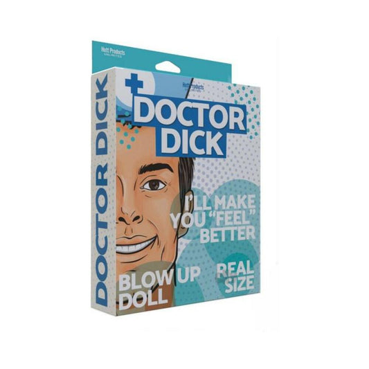 Dr Dick Blow Up Party Doll Vanilla