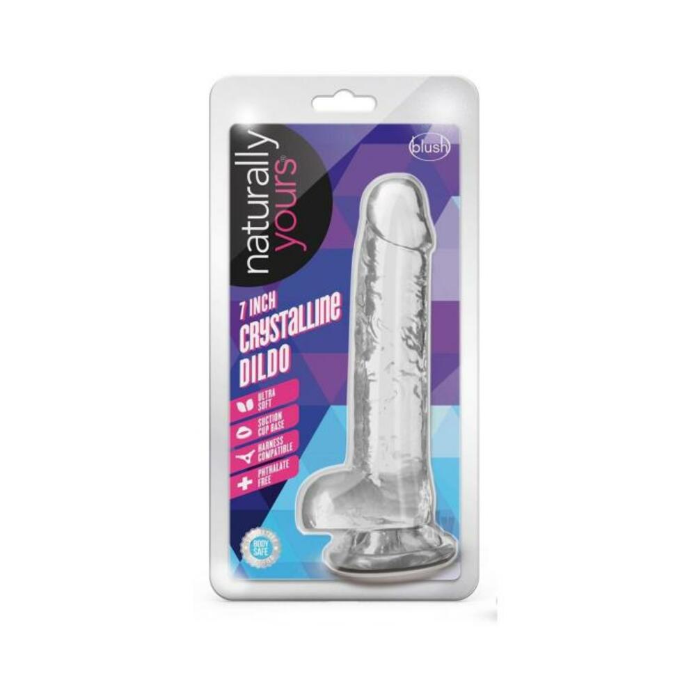 Naturally Yours Crystalline Dildo 7 In. Diamond