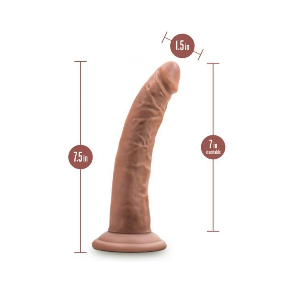Au Naturel Jack Dildo 7 In. Mocha
