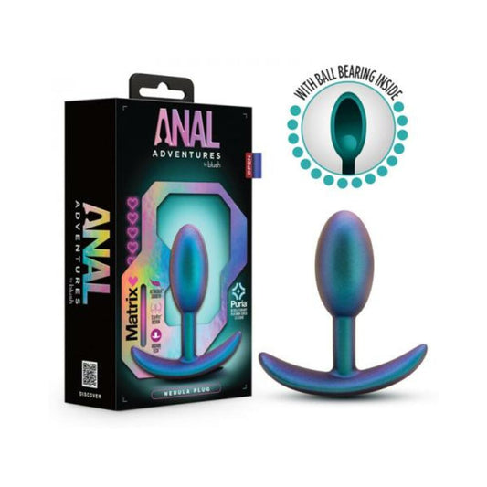 Anal Adventures Matrix Nebula Plug Lunar Blue