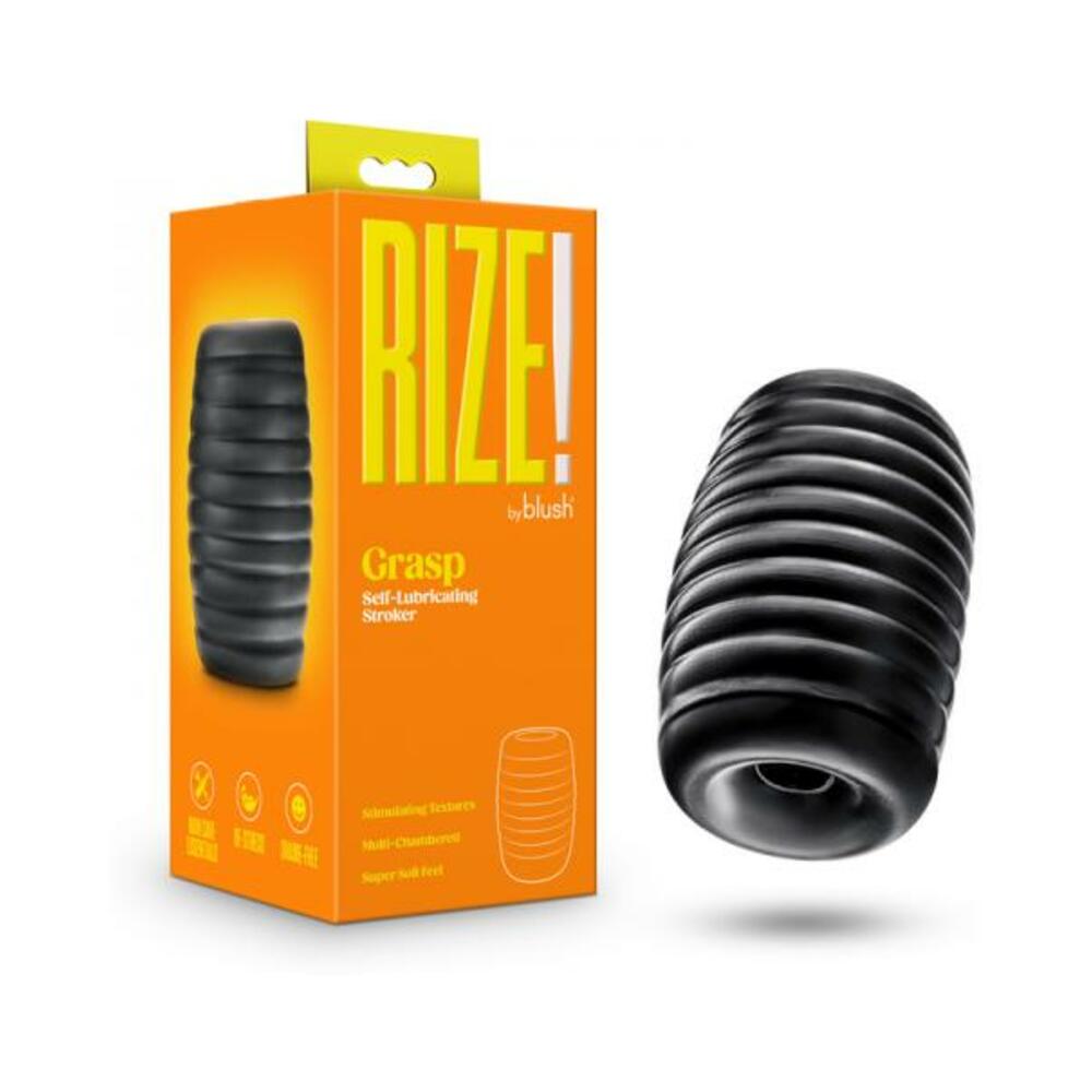 Rize Grasp Self-lubricating Stroker Black