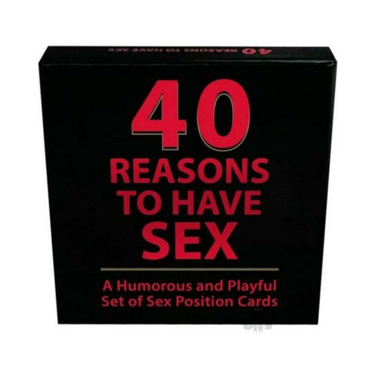 40 Reasons To Have Sex Cards