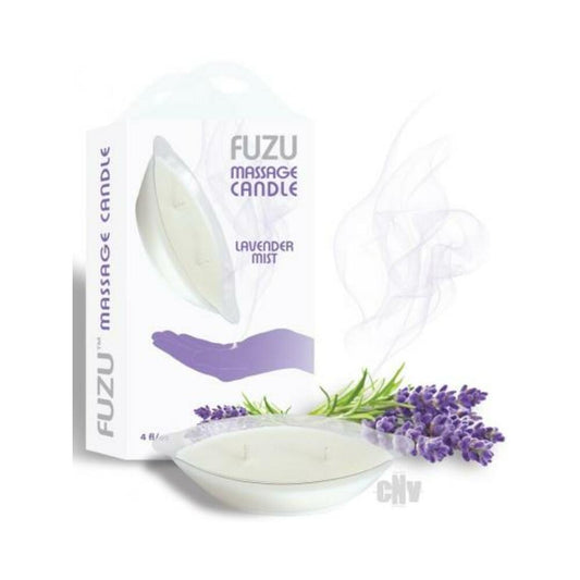 Fuzu Massage Candle Lavender Mist White 4 Oz.