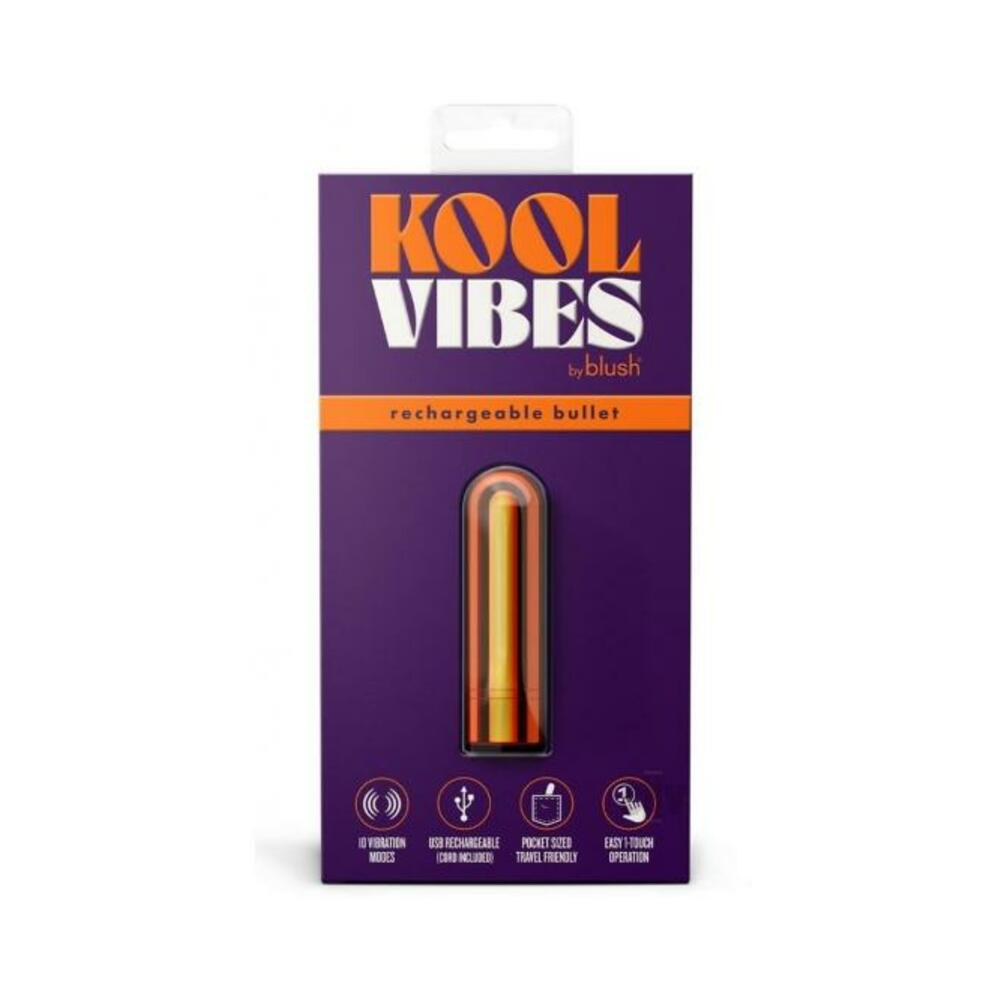 Kool Vibes Rechargeable Mini Bullet Tangerine