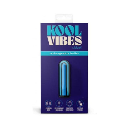Kool Vibes Rechargeable Mini Bullet Blueberry
