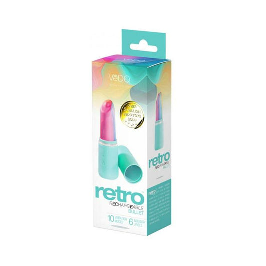 Vedo Retro Rechargeable Bullet Turquoise