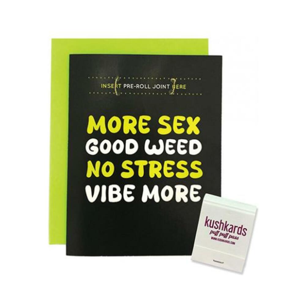 More Sex Greeting Card W/matchbook