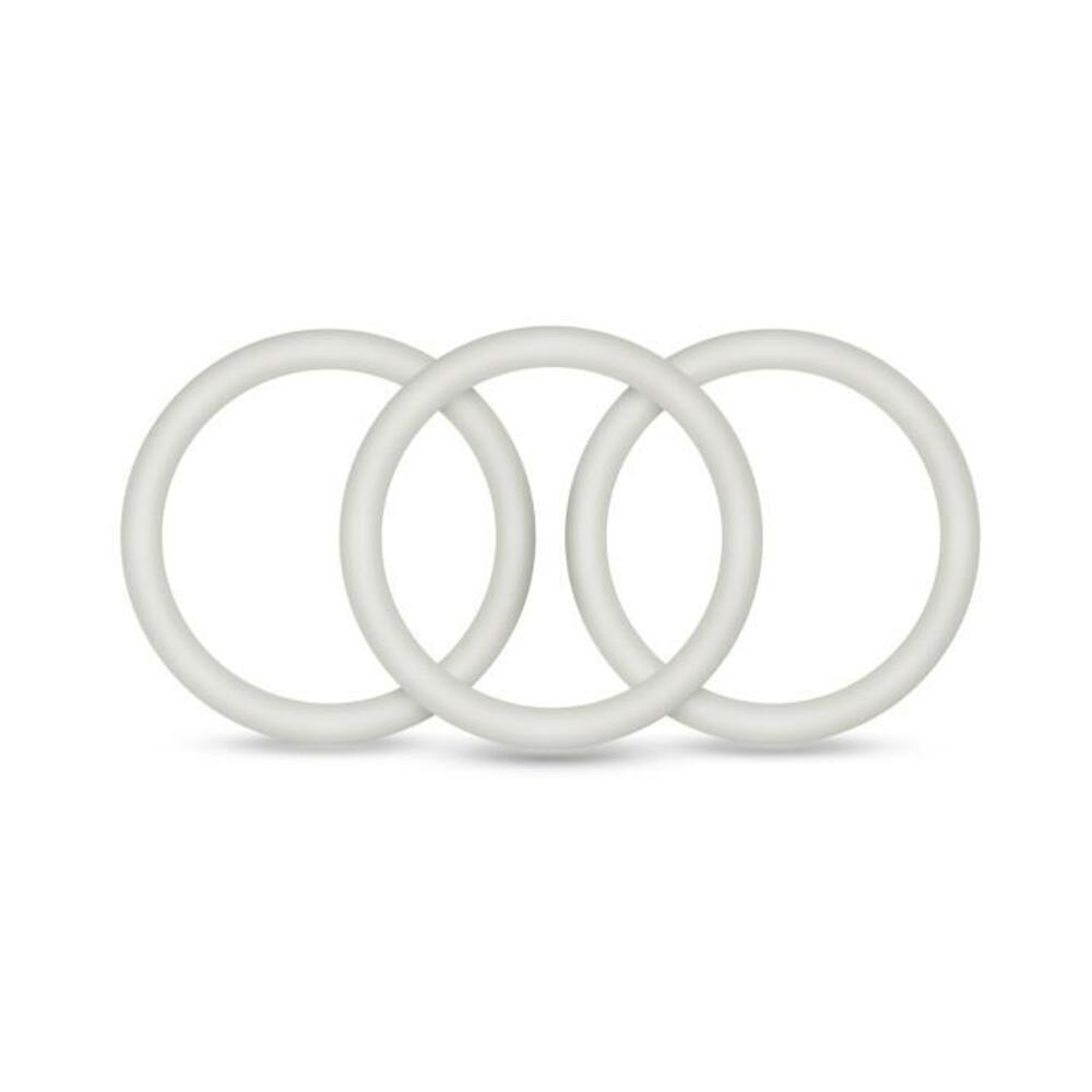 Performance VS3 Pure Premium Silicone Cockrings Large White