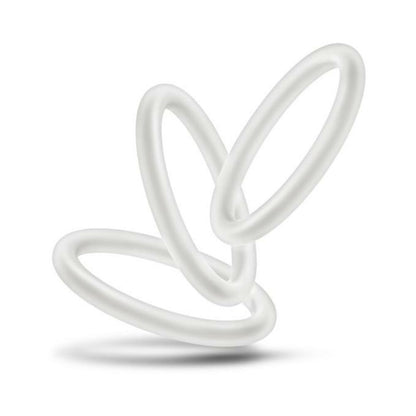 Performance VS3 Pure Premium Silicone Cockrings Large White