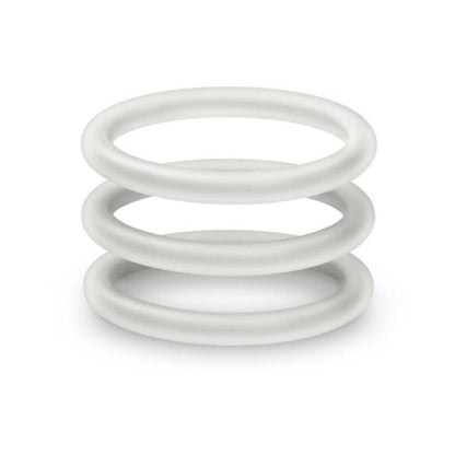 Performance VS3 Pure Premium Silicone Cockrings Large White