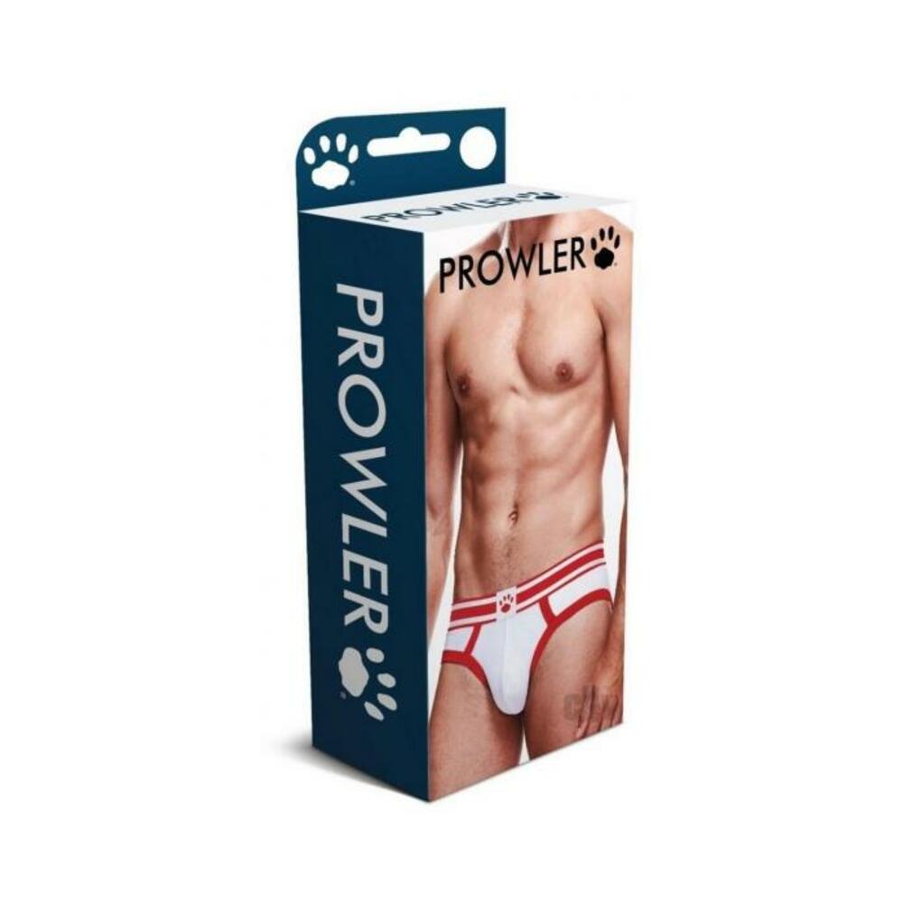 Prowler White/red Brief Sm
