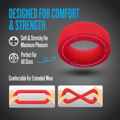 Performance Plus Pursuit Cock Ring Red