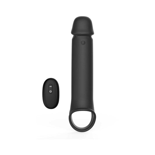 Adam & Eve Adams XL Vibrating Extension Silicone with Remote Control