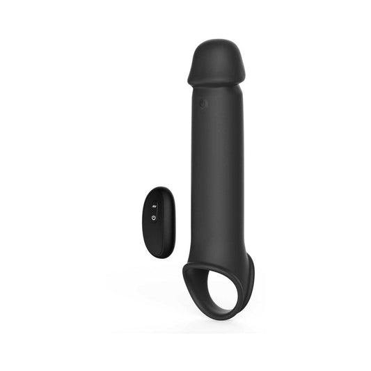 Adam & Eve Adams XL Vibrating Extension Silicone with Remote Control