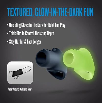 Performance Plus Flare 2 Cocksling Set Glow IN the Dark