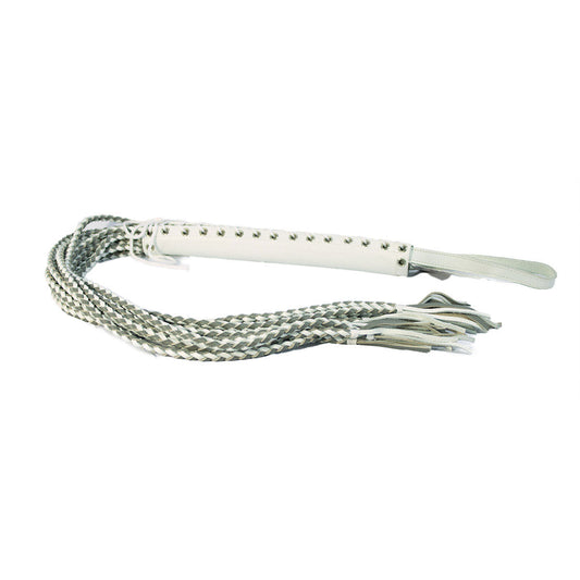 Corset Flogger - White/Grey