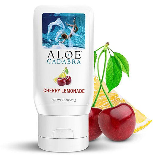 Aloe Cadabra Organic Lubricant - 2.5 Oz Bottle Cherry Lemonade