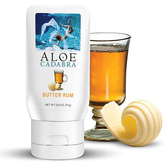 Aloe Cadabra Organic Lubricant - 2.5 Oz Bottle Butter Rum