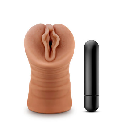 M For Men Sofia Mocha Tan Vagina Stroker