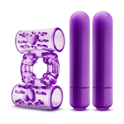 Play With Me - Double Play - Dual Vibrating Cockring - Purple