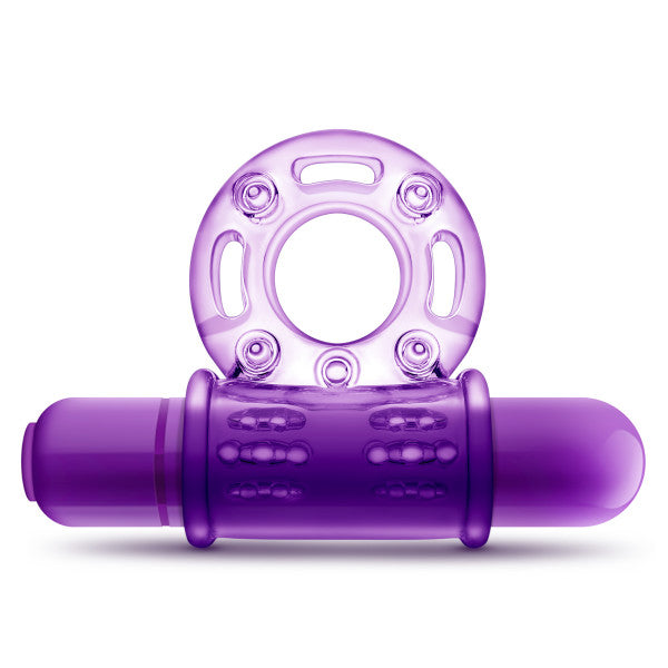 Play With Me - Couples Play - Vibrating Cockring - Purple