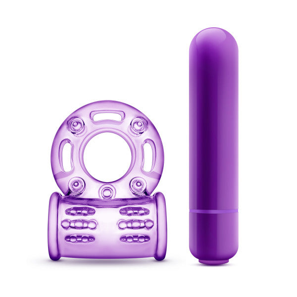 Play With Me - Couples Play - Vibrating Cockring - Purple