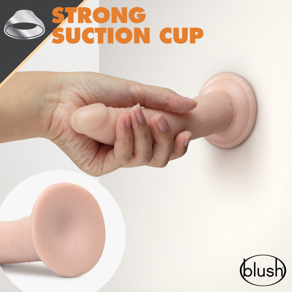 Dr. Skin Glide 7.5" Self-lubricating Dildo Vanilla