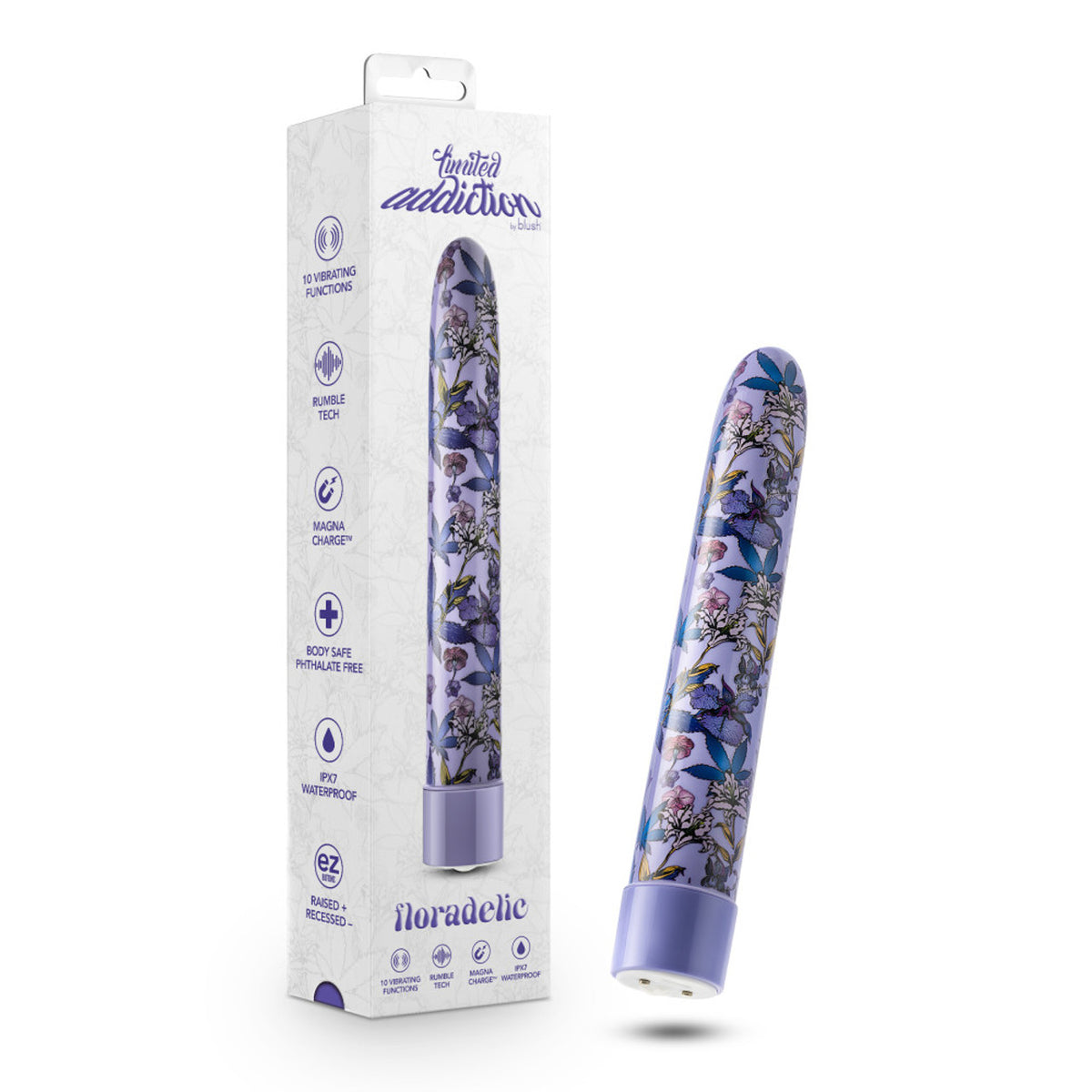 Limited Addiction Dreamscape Rechargeable 7 In. Vibrator Blue