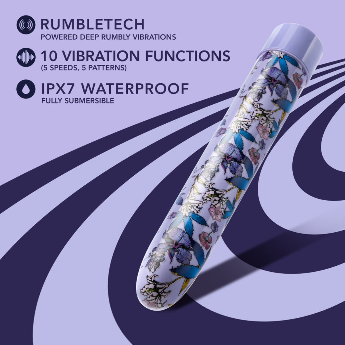 Limited Addiction Dreamscape Rechargeable 7 In. Vibrator Blue