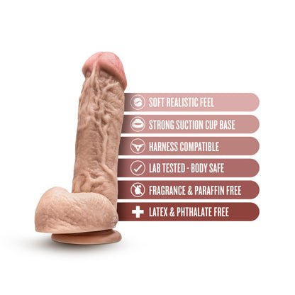 Dr Skin Mr D 8.5 Dildo Balls Beige