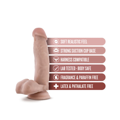 Dr Skin Mr Mark 7 Dildo Balls Beige
