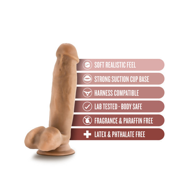Dr Skin Mr Mark 7 Dildo Balls Tan