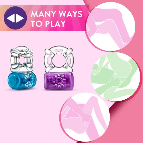 Play With Me - Pleaser Rechargeable C-ring - Blue