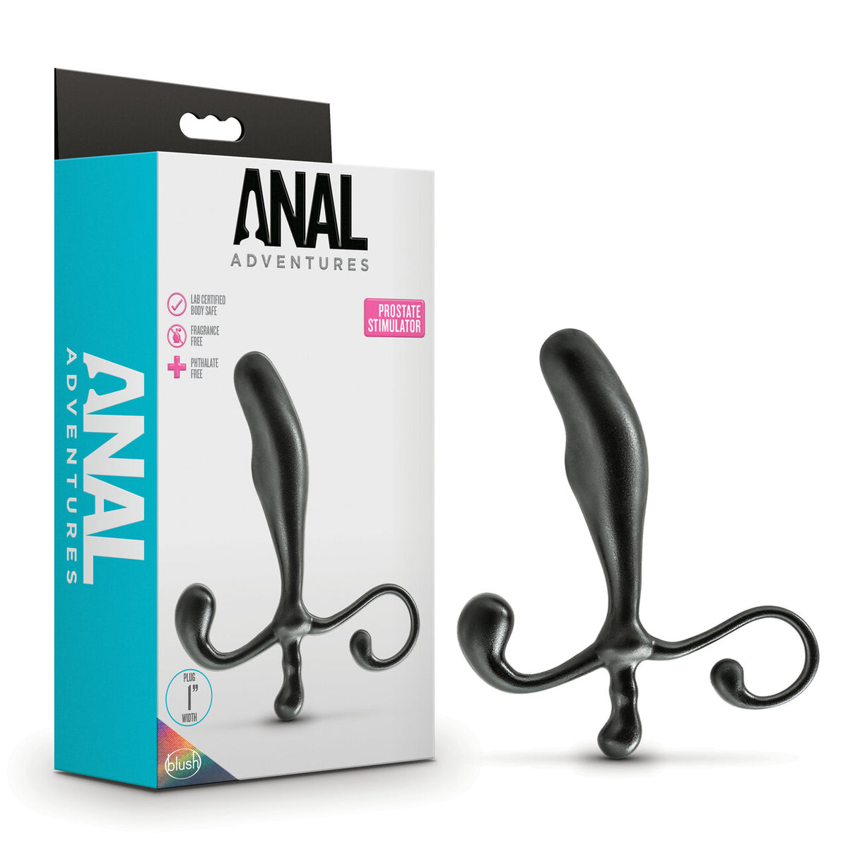 Blush Anal Adventures Prostate Stimulator - Black