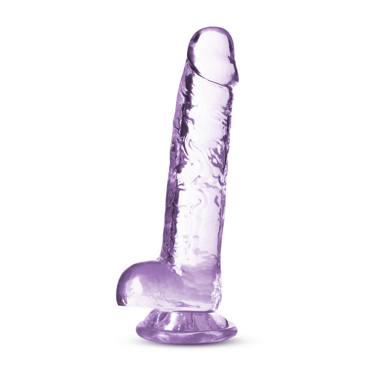 Naturally Yours Crystalline Dildo 7 In. Amethyst