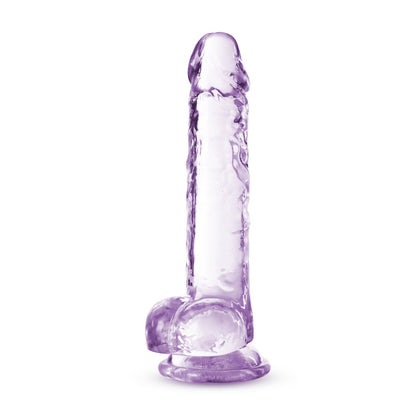 Naturally Yours Crystalline Dildo 7 In. Amethyst