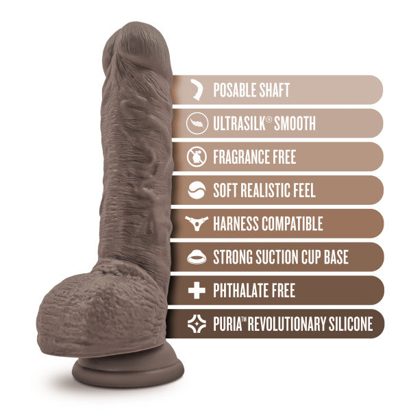 Dr Skin Silic Dr Mason 9 Dildo Chocolat