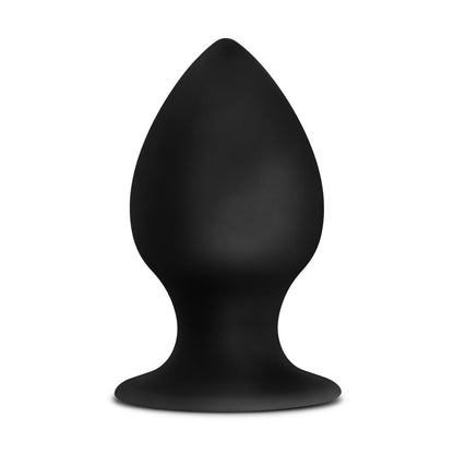 Blush Anal Adventures Platinum Silicone Anal Stout Plug - Large Black