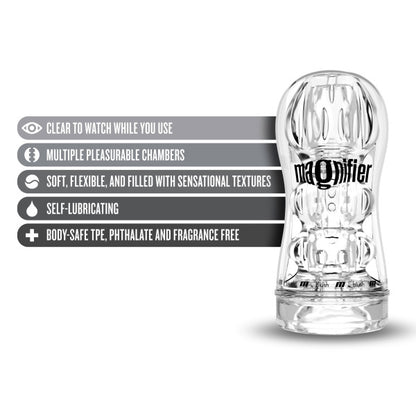 M For Men - Soft And Wet - Magnifier Stroker - Clear