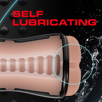 Loverboy Bad Boy Next Lube Stroker Beige