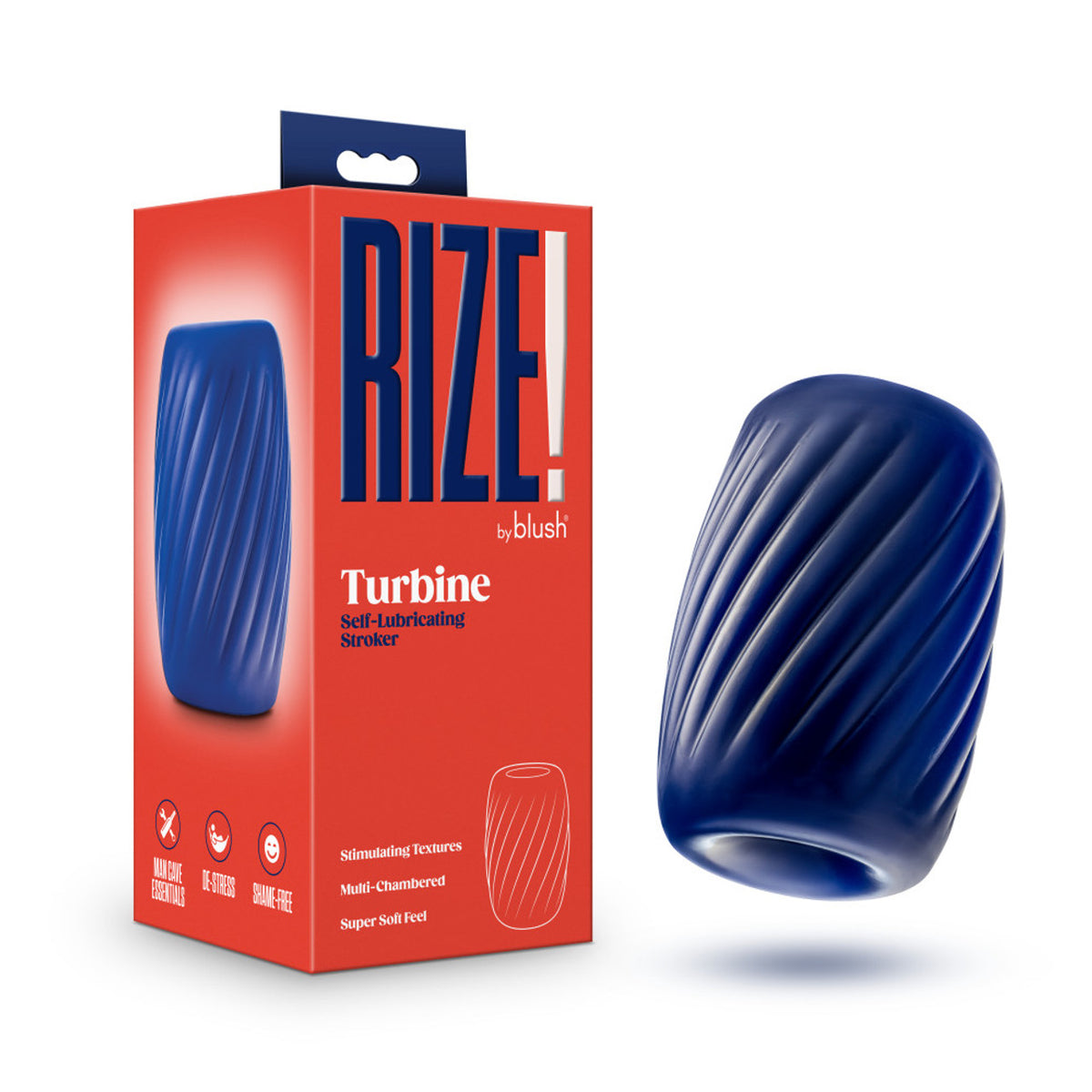 Rize Turbine Self-lubricating Stroker Blue