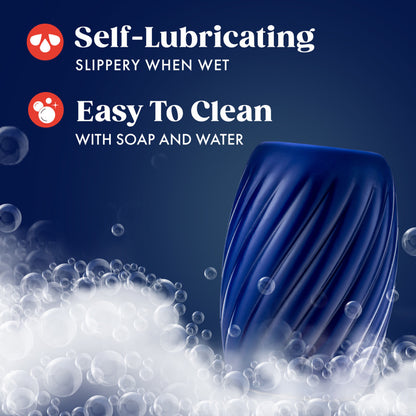 Rize Turbine Self-lubricating Stroker Blue